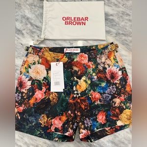 Orlebar Brown Setter Wild Roses Swimsuit - Men’s - Size 30 - BRAND NEW W/ TAGS
